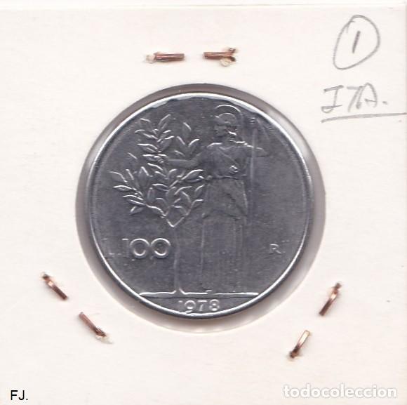 Monedas con errores: Moneda 100 Liras 1978 Italia. Error, Descentrada. Mbc. - Foto 2