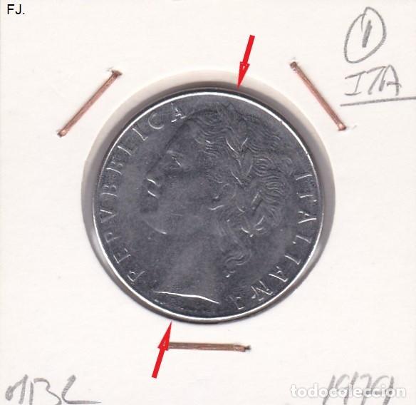 Monedas con errores: Moneda 100 Liras 1979 Italia. Error, Descentrada. Mbc. - Foto 1