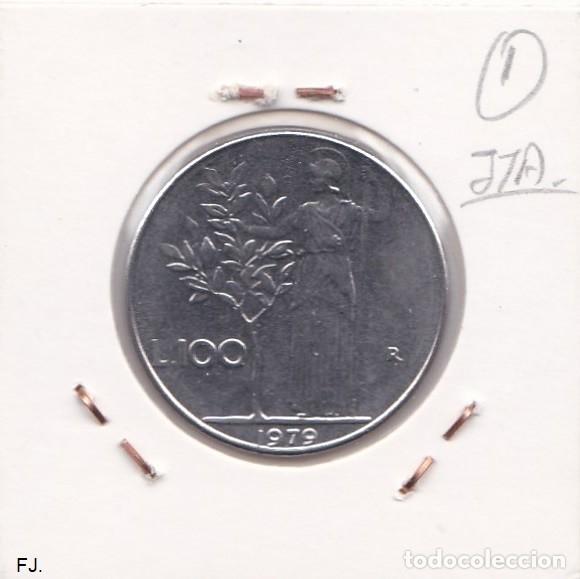 Monedas con errores: Moneda 100 Liras 1979 Italia. Error, Descentrada. Mbc. - Foto 2