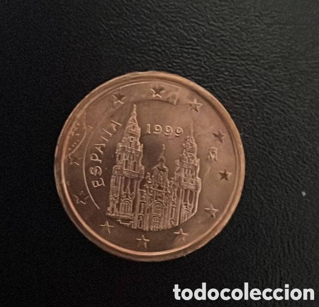 Monedas con errores: MONEDA ERROR 2 CENTIMOS 1999. IMPRESIONANTE ERROR. Ref Al - Foto 2