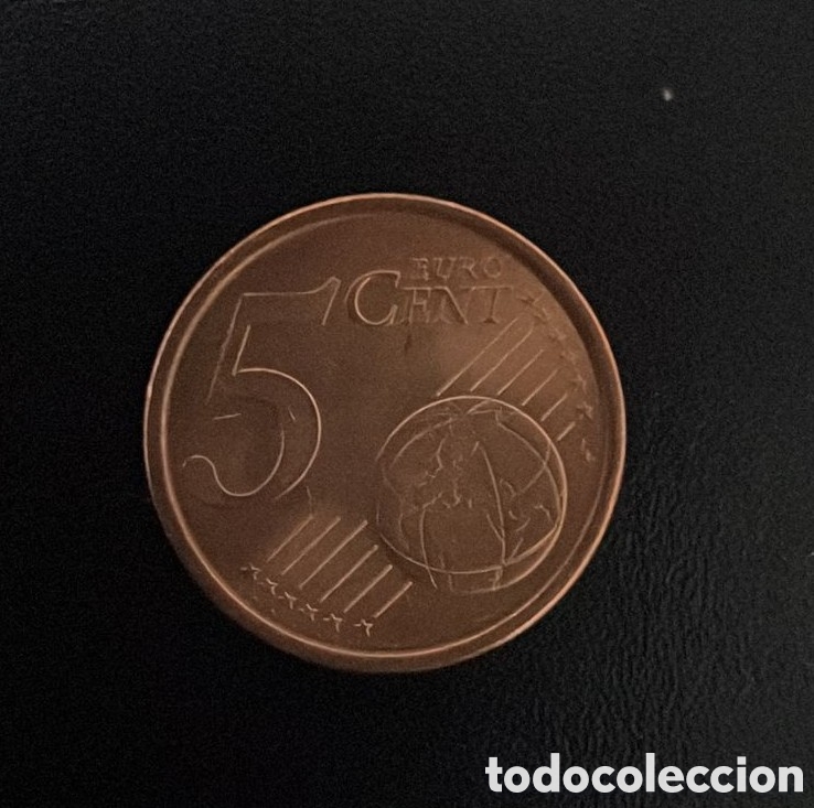 Monedas con errores: MONEDA ERROR 5 CENTIMOS 1999. IMPRESIONANTE ERROR. ref Al - Foto 2