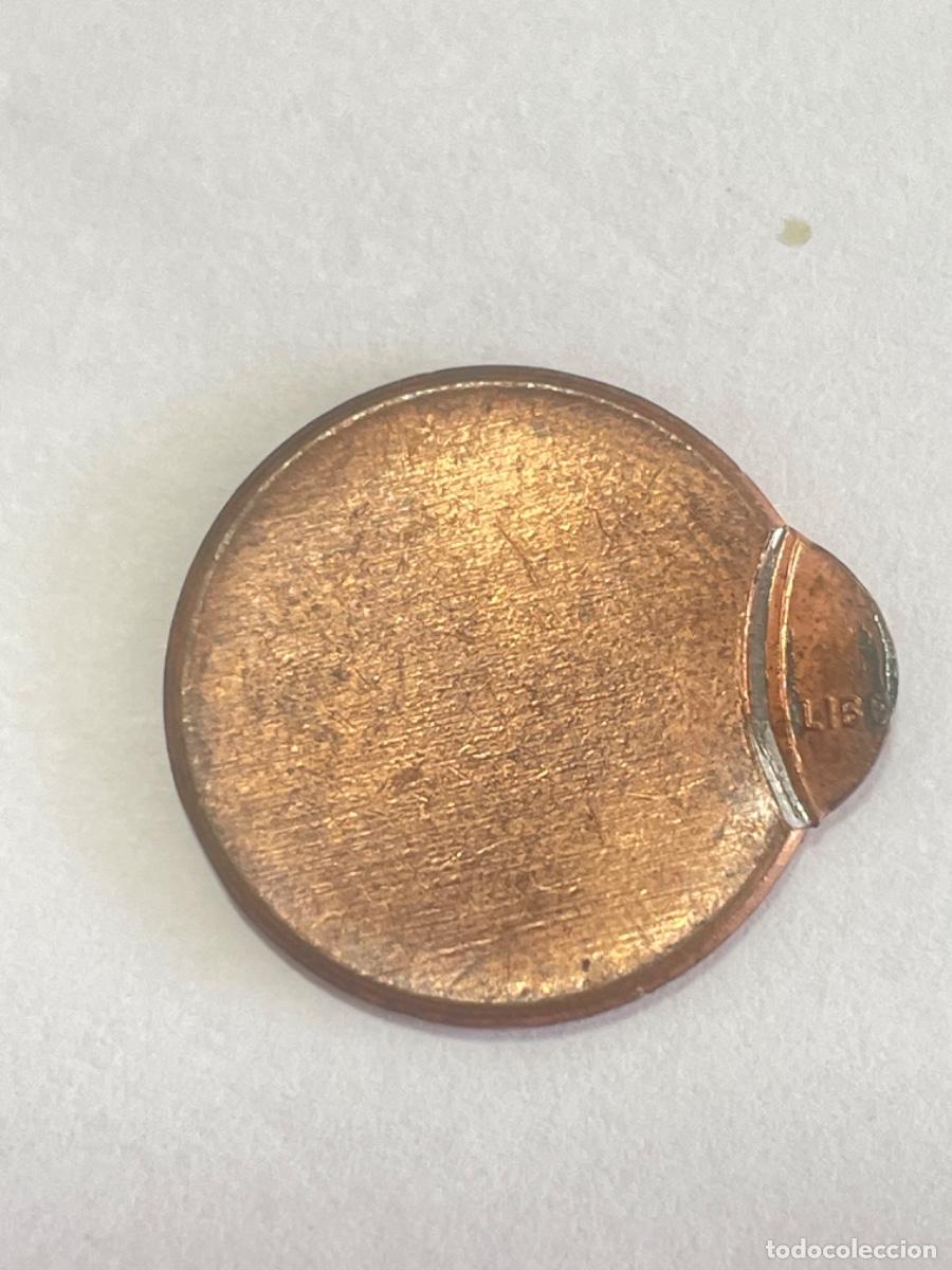 Monedas con errores: * ERROR * ONE CENT USA MUY, MUY DESPLAZADOS - Foto 2