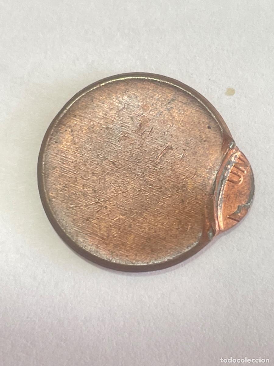 Monedas con errores: * ERROR * ONE CENT USA MUY, MUY DESPLAZADOS - Foto 4