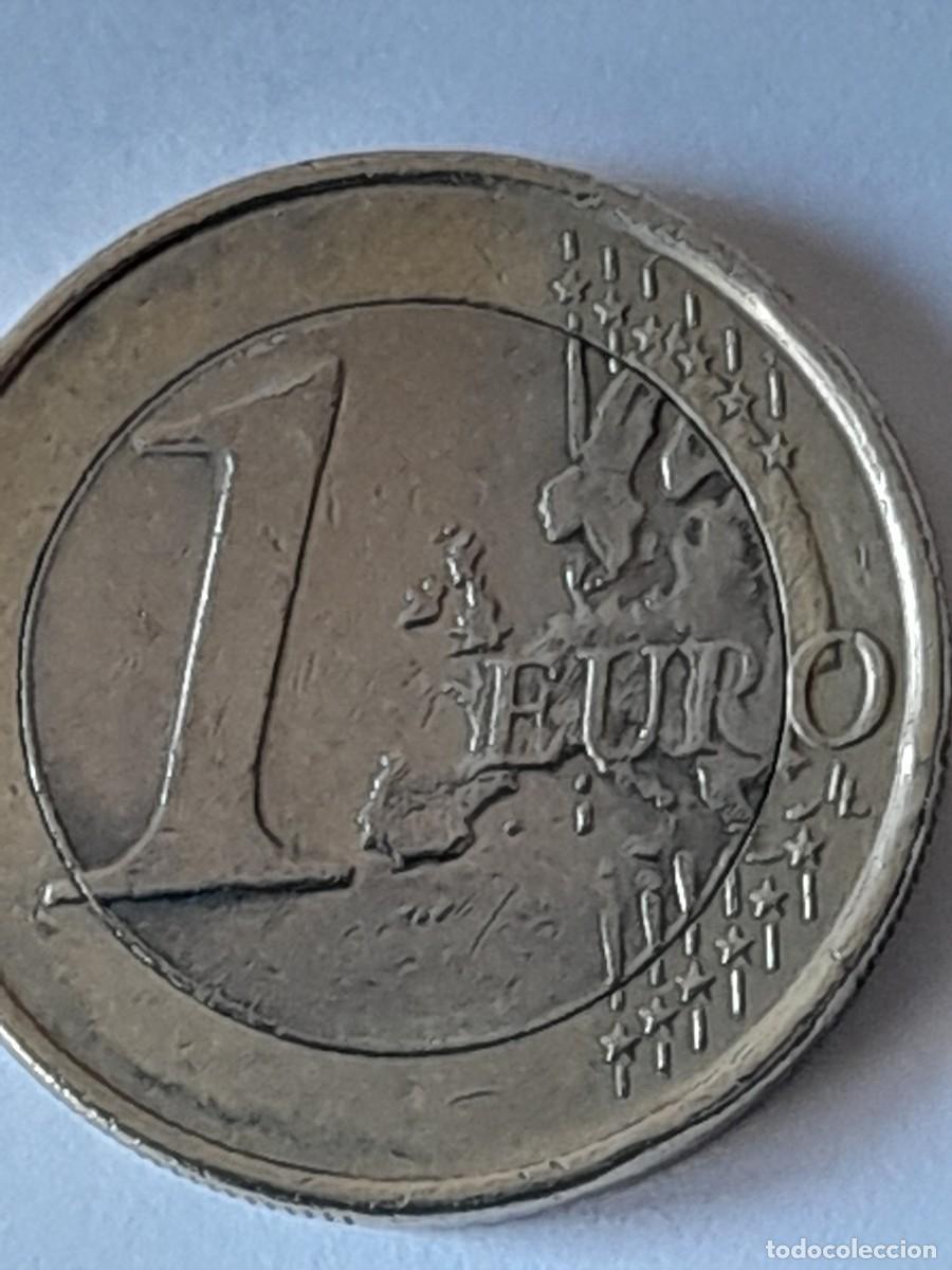 Monedas con errores: Moneda 1 euro Portugal DEFECTUOSA - Foto 4