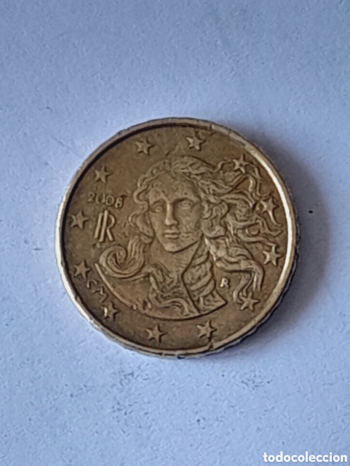 Monedas con errores: Moneda ITALIA 10 centimos. Error - Foto 1
