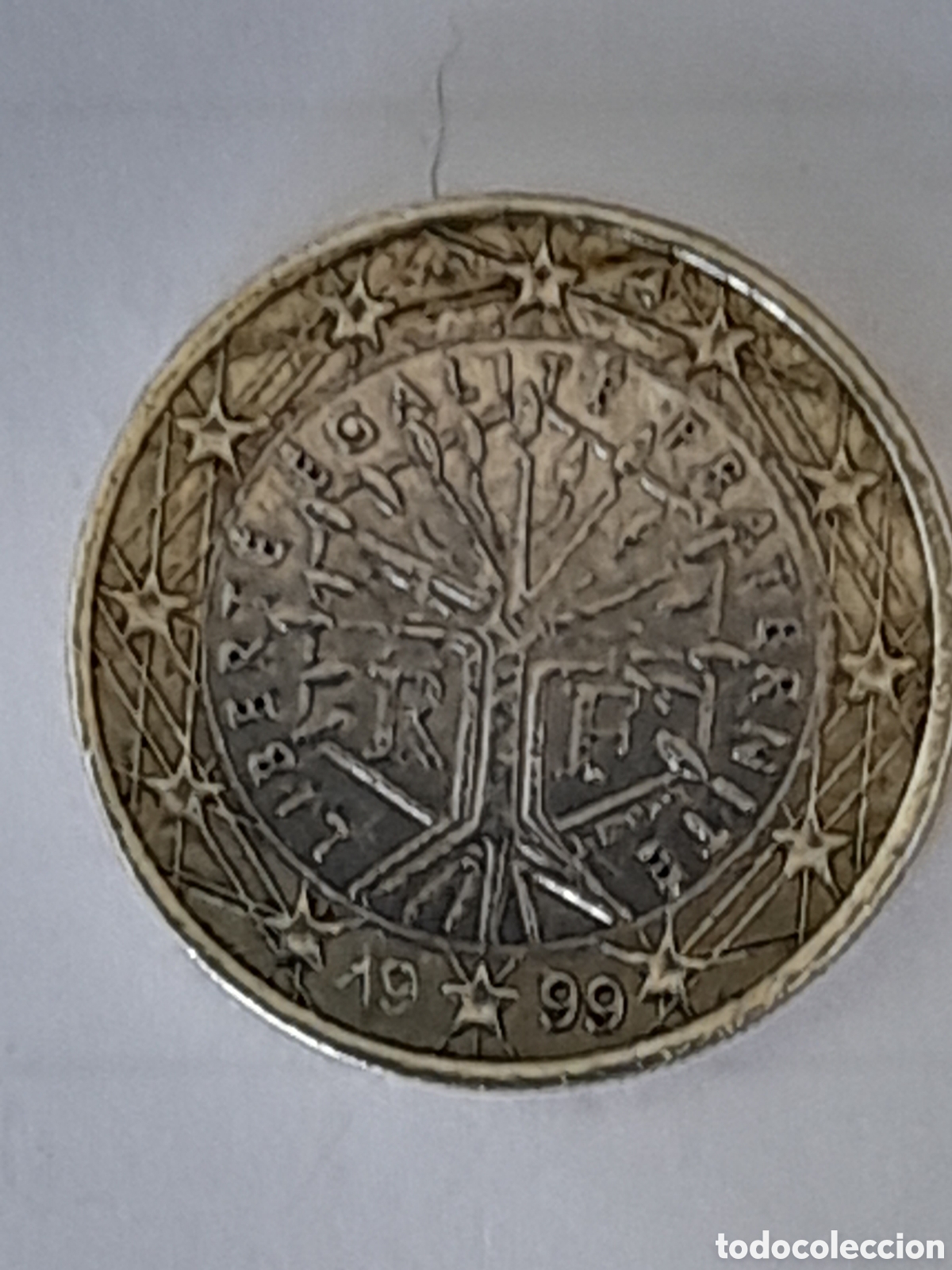 Monedas con errores: Moneda 1 euro Francia. DEFECTUOSA - Foto 1