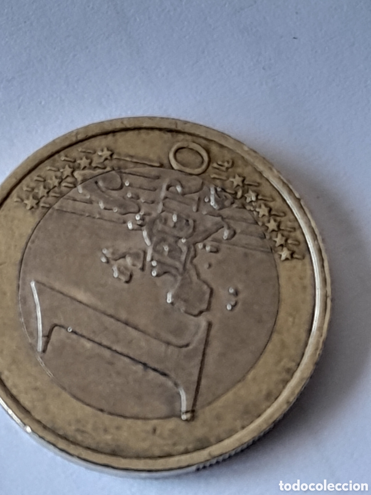 Monedas con errores: Moneda 1 euro Francia. DEFECTUOSA - Foto 4