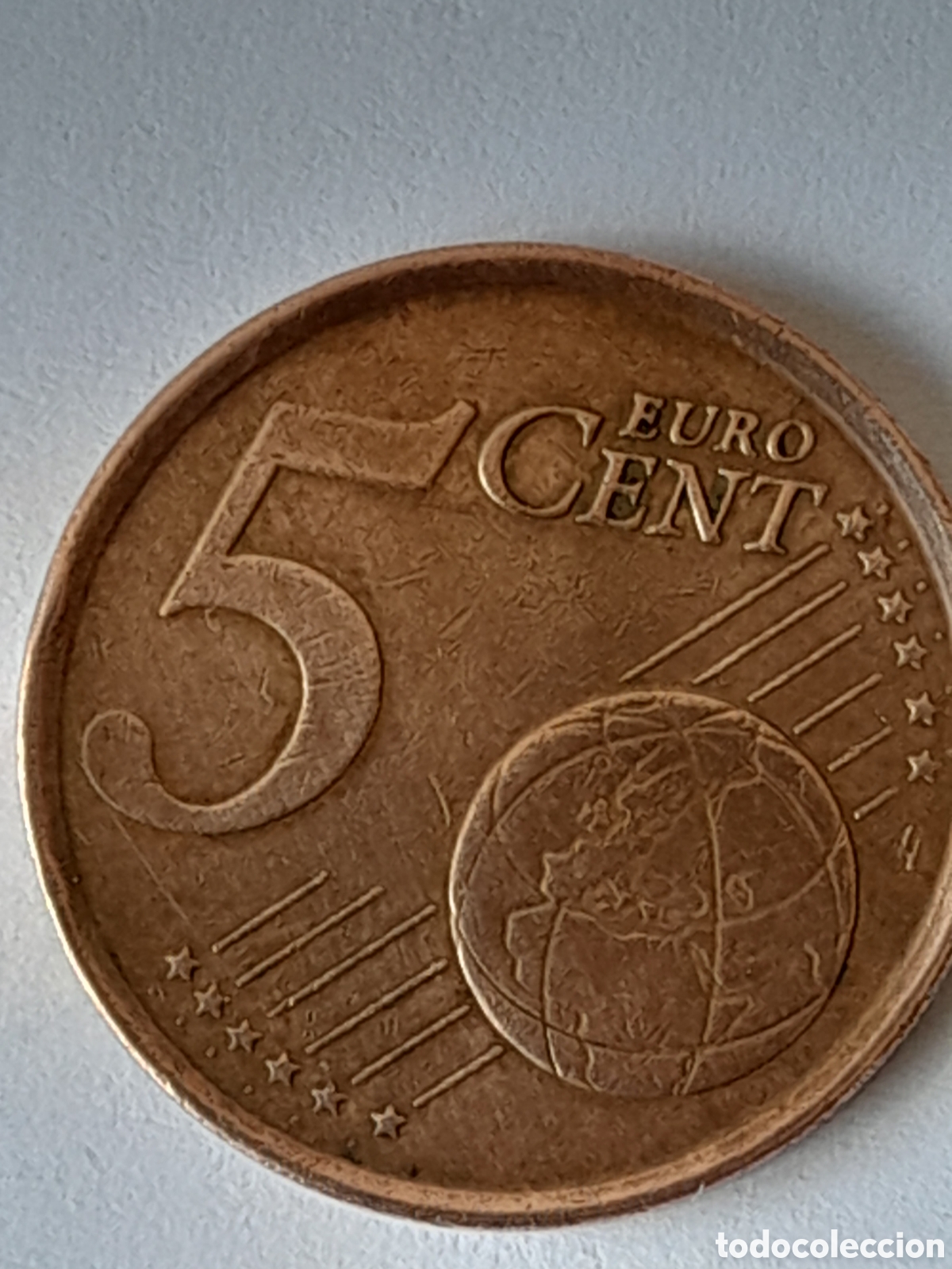 Monedas con errores: Moneda 5 centimos Espa&ntilde;a 1999 TARA - Foto 2