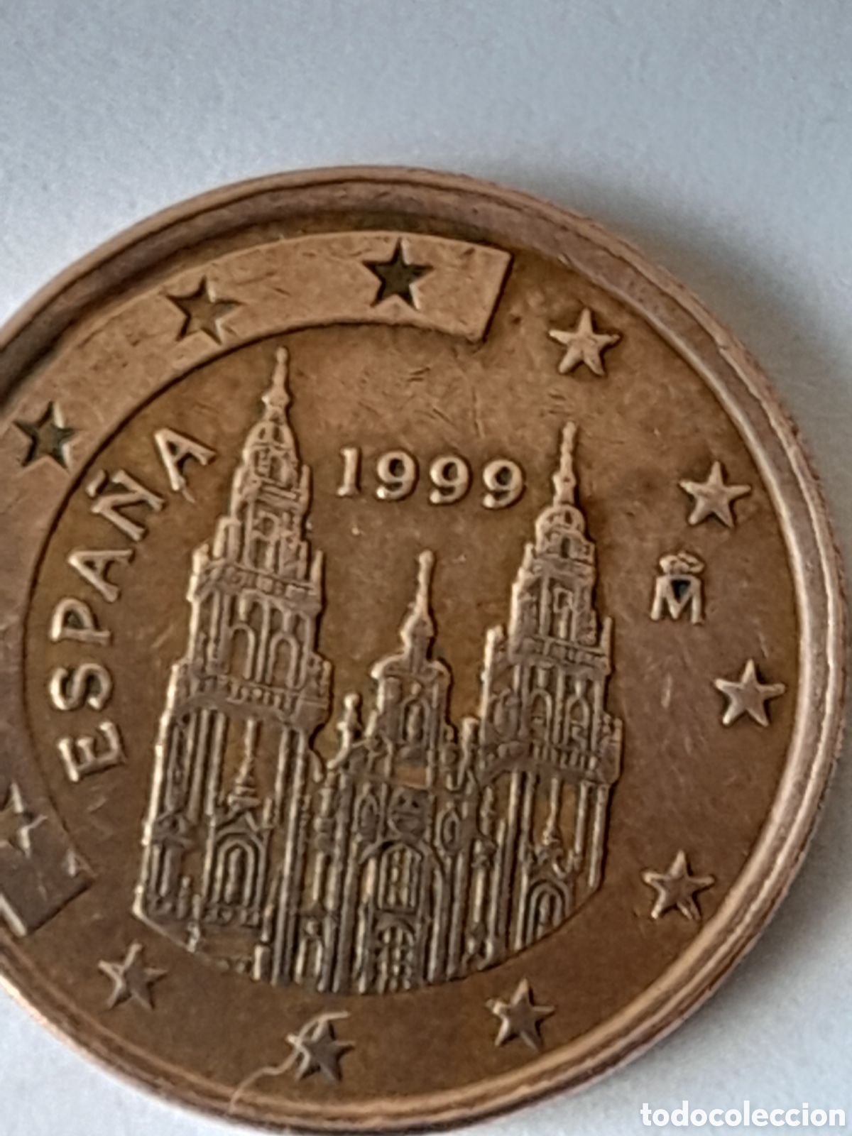 Monedas con errores: Moneda 5 centimos Espa&ntilde;a 1999 TARA - Foto 1