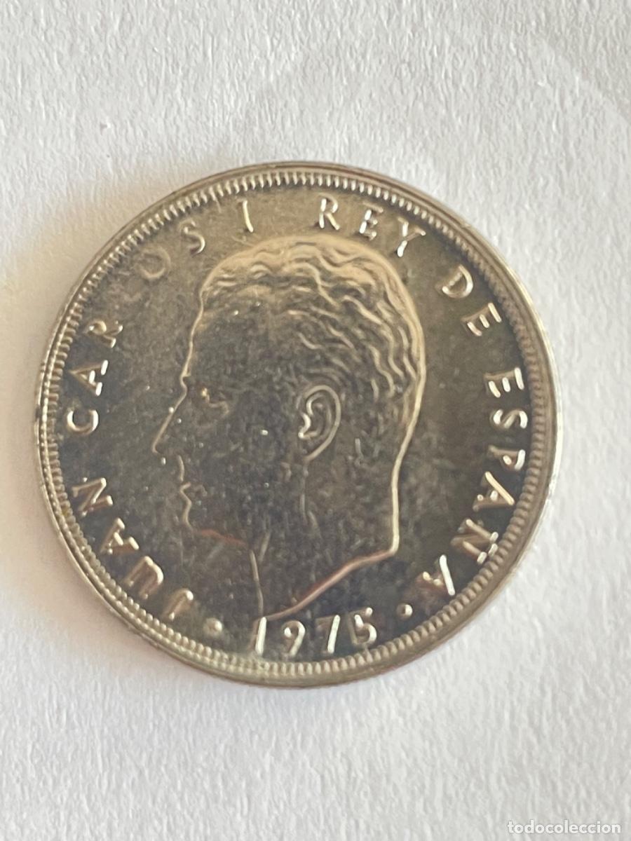 Monedas con errores: * ERROR * 5 ptas A&Ntilde;O 1975*76. CU&Ntilde;O EMPASTADO - Foto 1