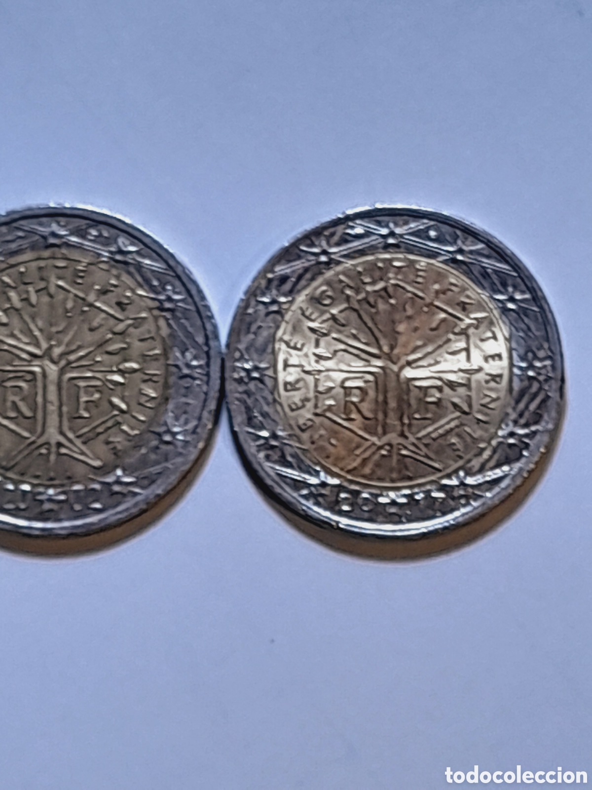 Monedas con errores: Moneda 2 euros de Francia 2017. ERROR - Foto 2
