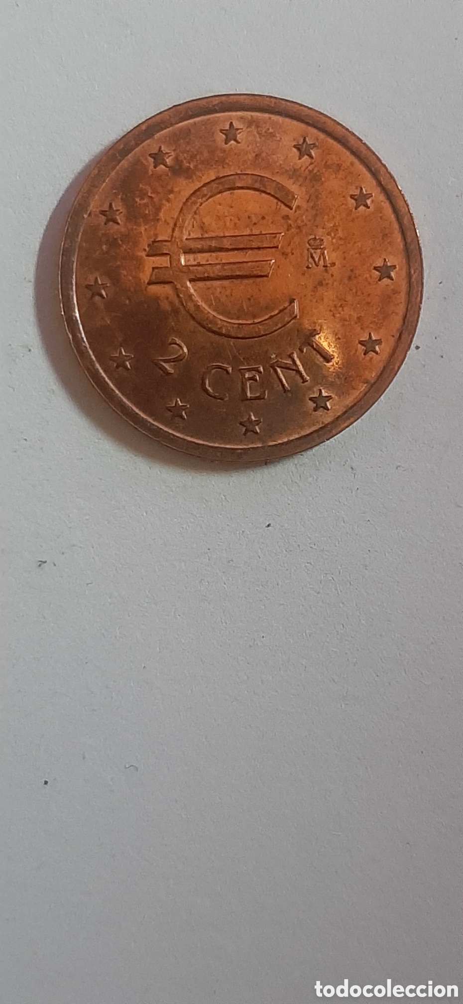 Monedas con errores: ESPA&Ntilde;A 2 CENT DE EURO CHURRIANA PRUEBA - Foto 2
