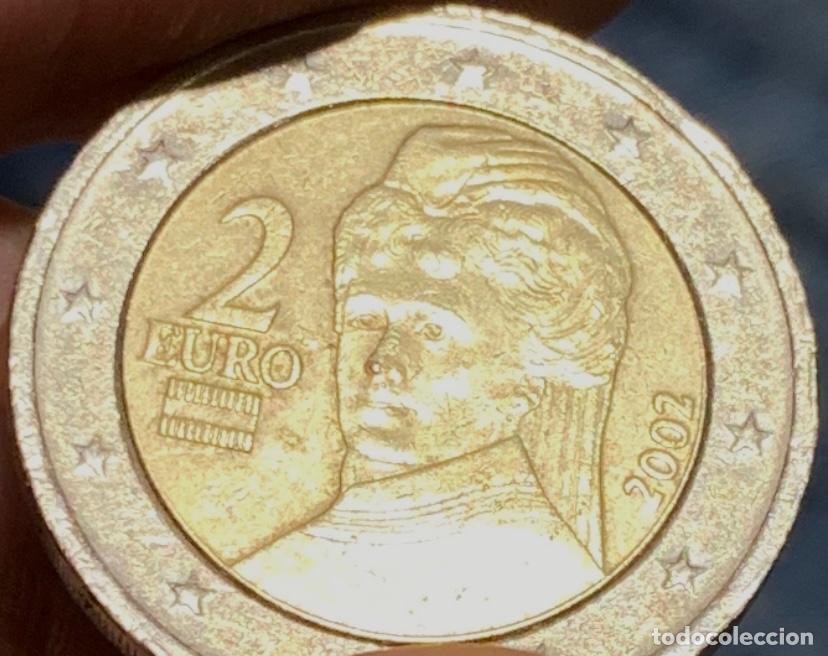 Error 1 euro 2002 moneda Austria. -  España