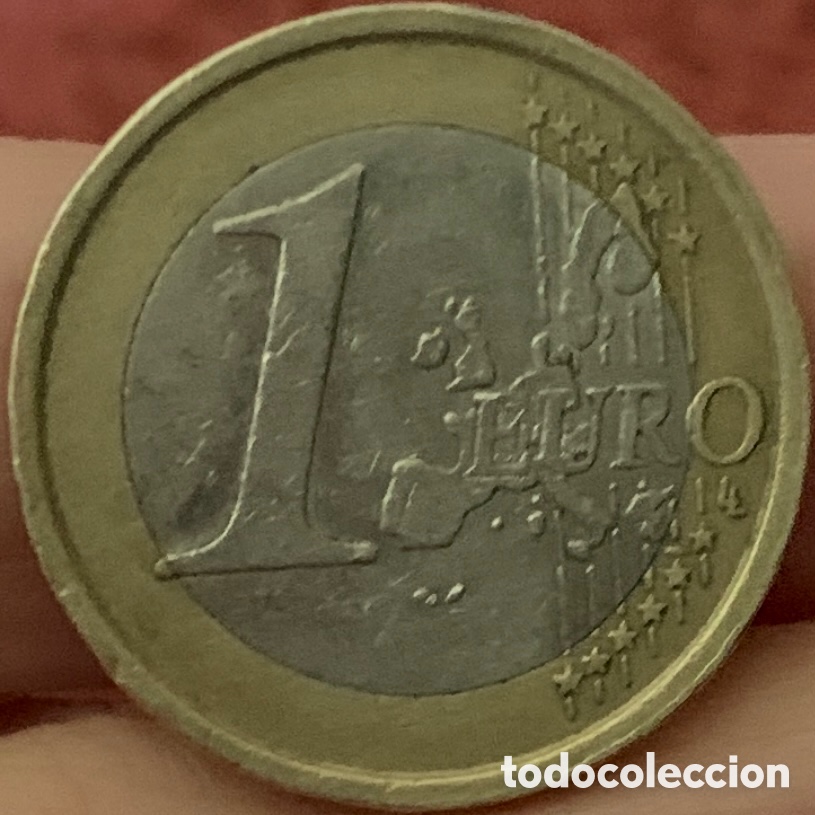 moneda de 1 euro de italia 2002. error. - Compra venta en todocoleccion