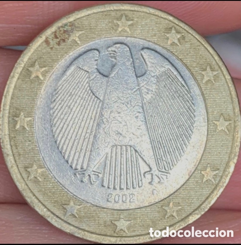 moneda de 1 euro de alemania 2002. error. - Compra venta en todocoleccion