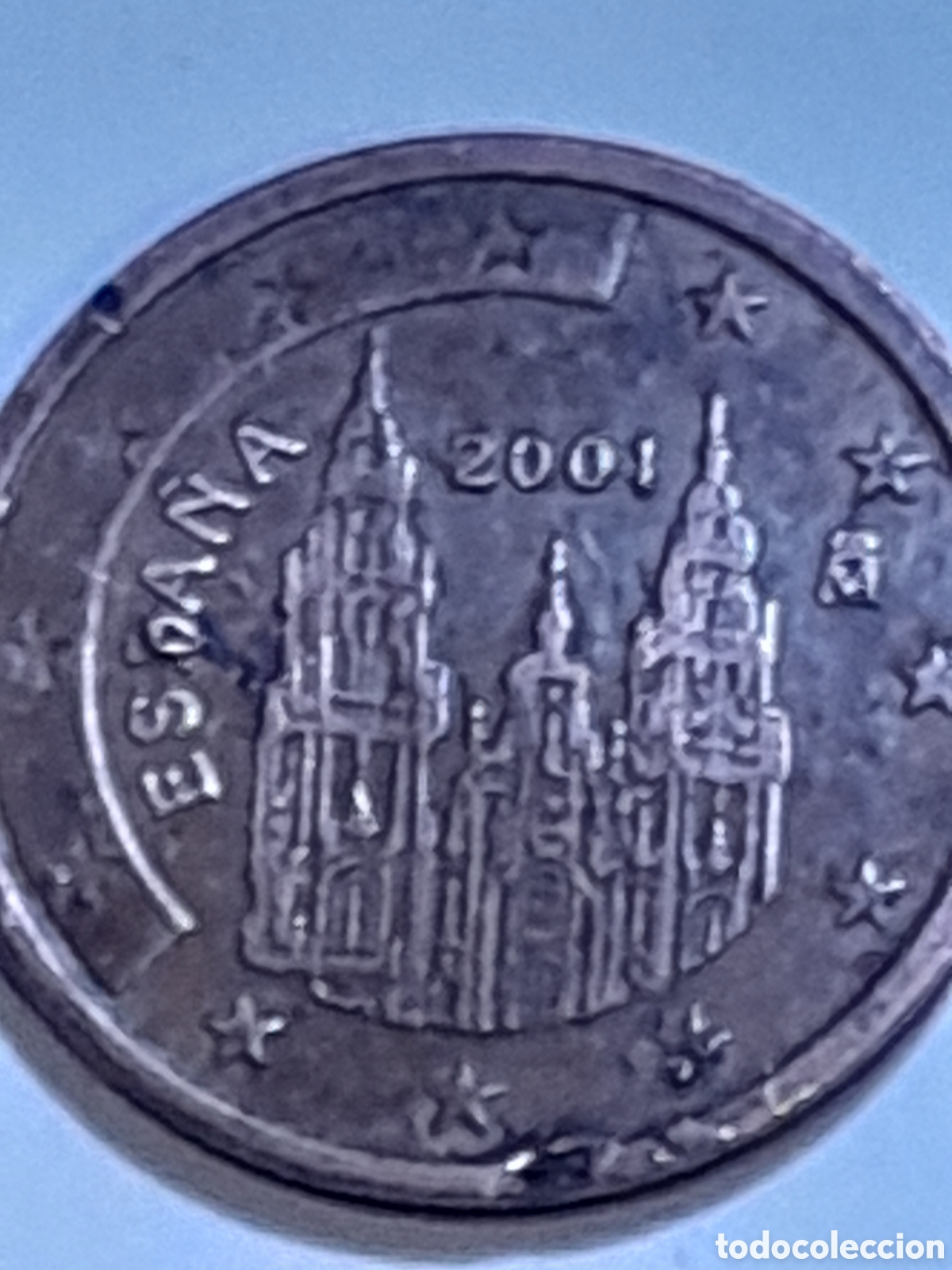 Monedas con errores: Moneda 2 centimos de Espa&ntilde;a del 2001 con ERROR - Foto 4