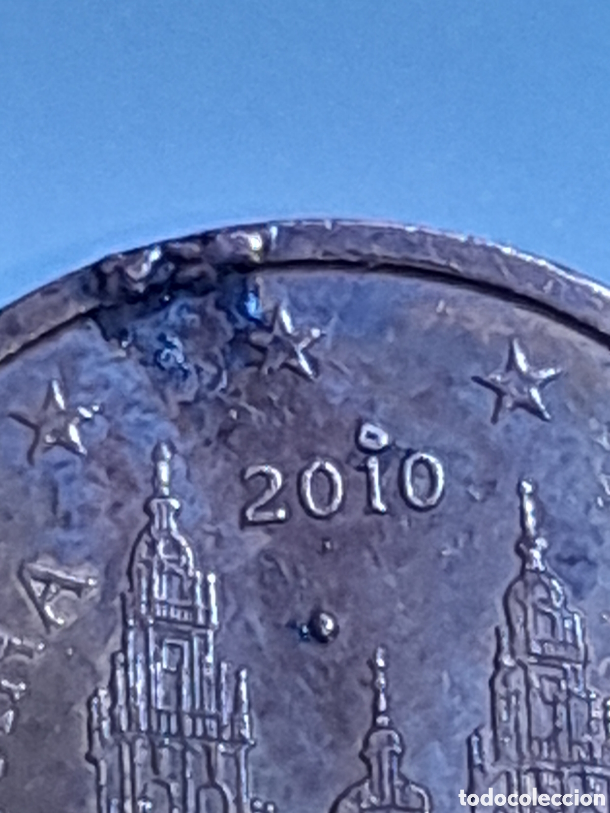 Monedas con errores: Moneda de 2 centimos de Espa&ntilde;a 2010 con ERROR - Foto 2