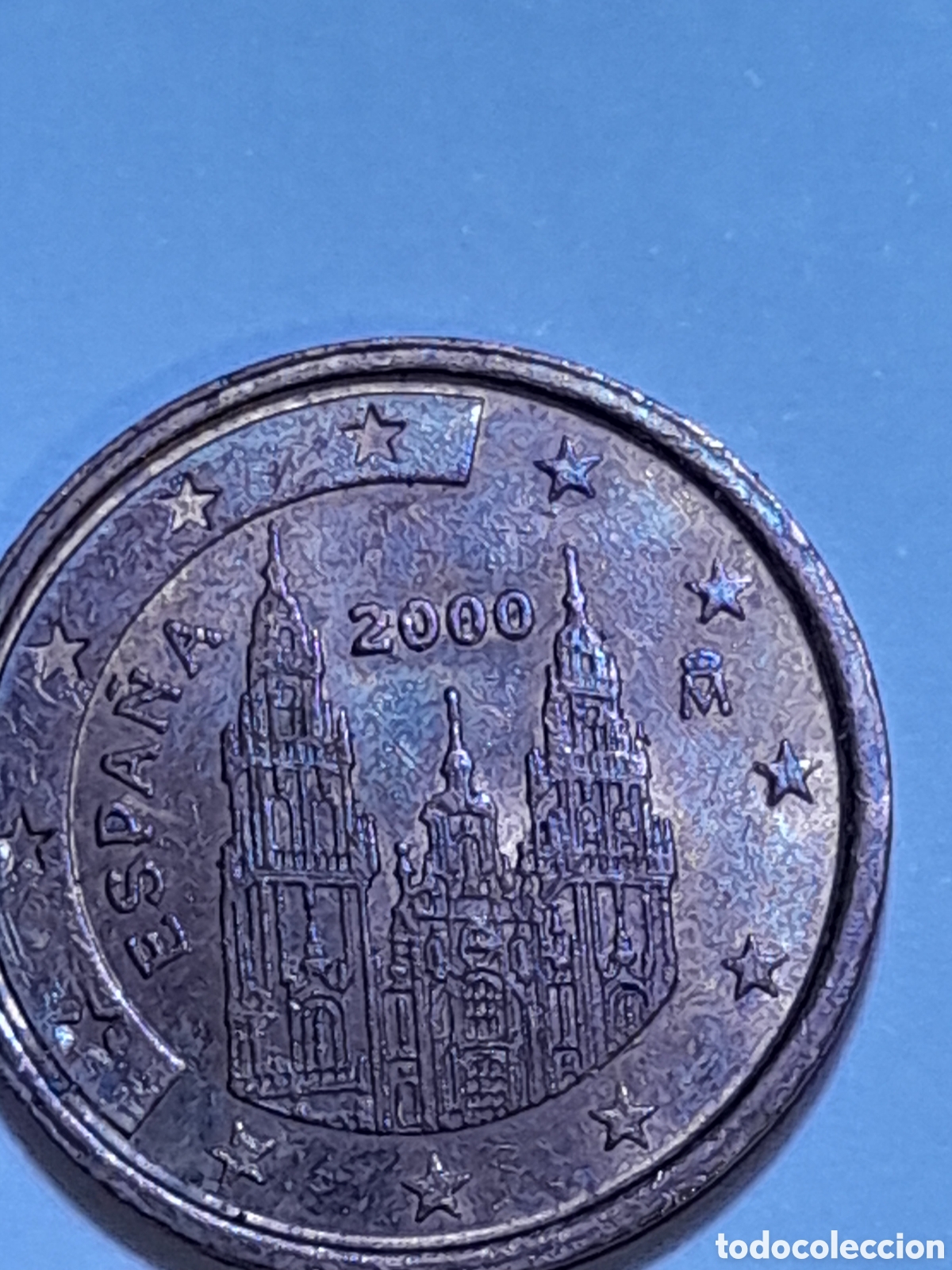 Monedas con errores: Moneda de 2 centimos de Espa&ntilde;a 2000. Con ERROR - Foto 3