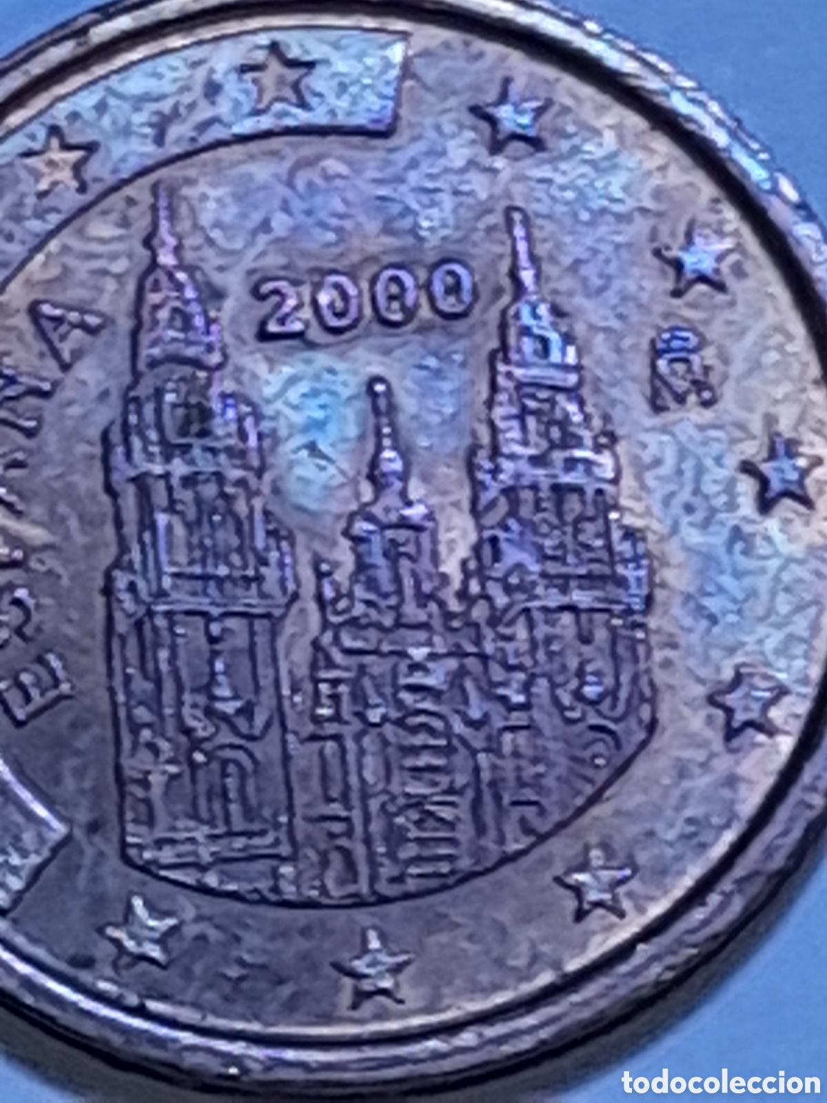 Monedas con errores: Moneda de 2 centimos de Espa&ntilde;a 2000. Con ERROR - Foto 5