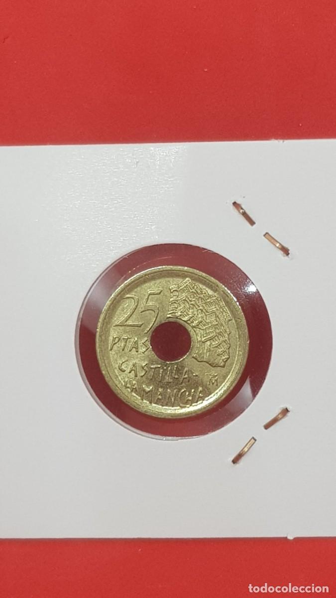 Monedas con errores: 25 PESETAS 1996-CANTO MUY ANCHO- - Foto 3