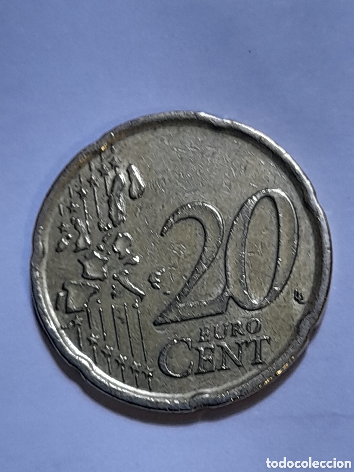 Monedas con errores: Moneda 20 centimos 1999 Espa&ntilde;a. ERROR acu&ntilde;aci&oacute;n - Foto 3