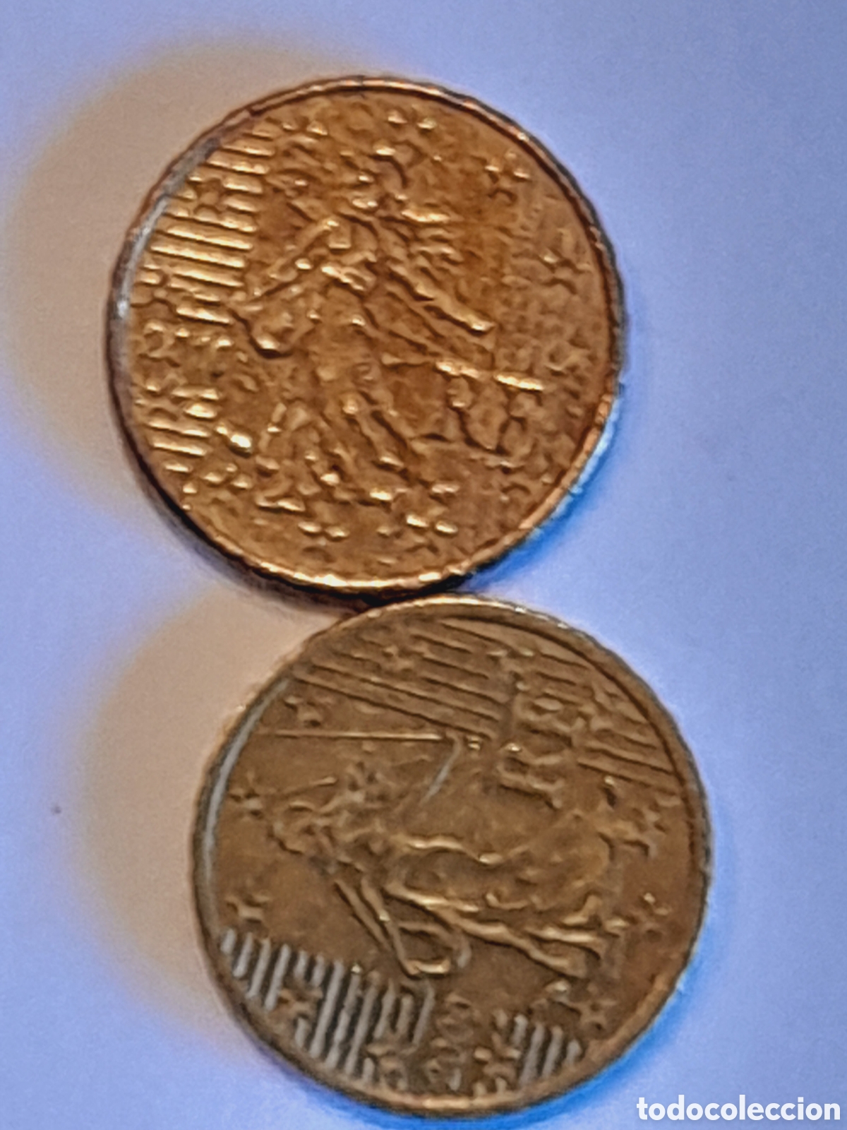 Monedas con errores: Moneda EXCESO DE COBRE 10 ctmos. - Foto 1