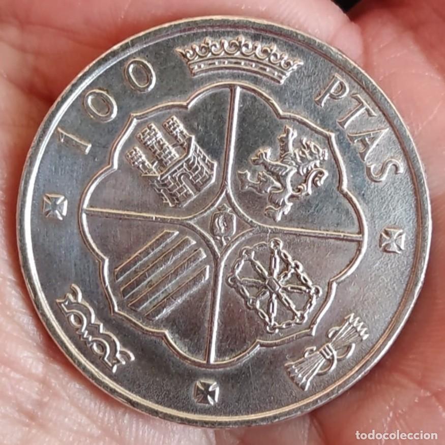 Monedas con errores: ZC - ERROR - 100 PESETAS 1966*19-67 - VARIANTE - CANTO PTAS-LIBRE - PLATA - Foto 3