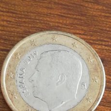 Monedas con errores: MONEDA 1 EURO ESPAÑA 2019 ERROR, EXCESO DE METAL