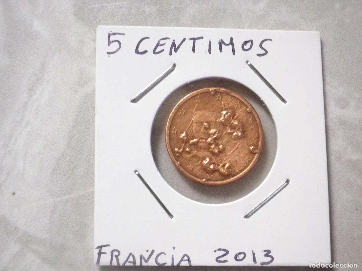 Monedas con errores: MONEDA DE 5 CENTIMOS RARA CON ERROR DE FUNDICION EXCESO DE METAL EN LAS 2 CARAS - Foto 2