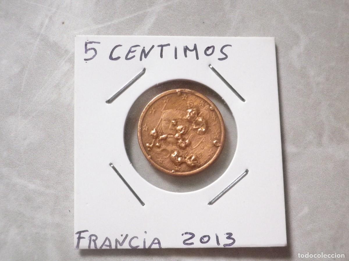 Monedas con errores: MONEDA DE 5 CENTIMOS RARA CON ERROR DE FUNDICION EXCESO DE METAL EN LAS 2 CARAS - Foto 10