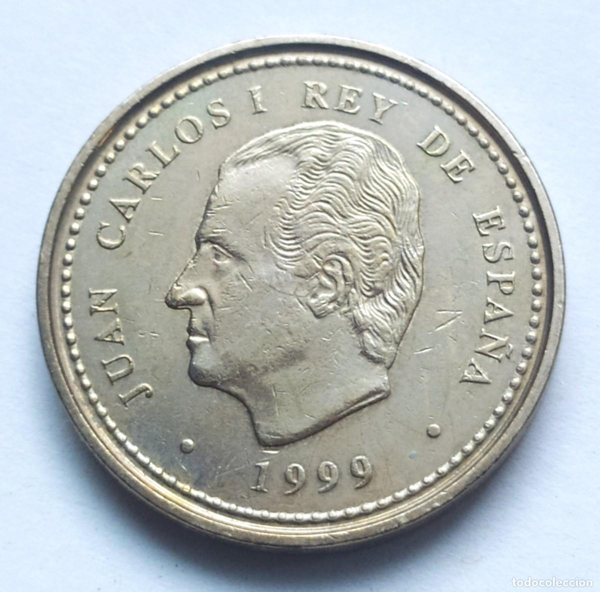 Monedas con errores: ## ERROR # 100 Pesetas 1999 Perlas unidas ## - Foto 1