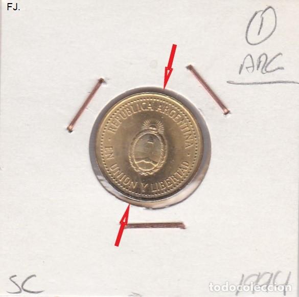 Monedas con errores: Moneda 10 Cents 1994 Argentina. Error, Descentrada. S/C. - Foto 1