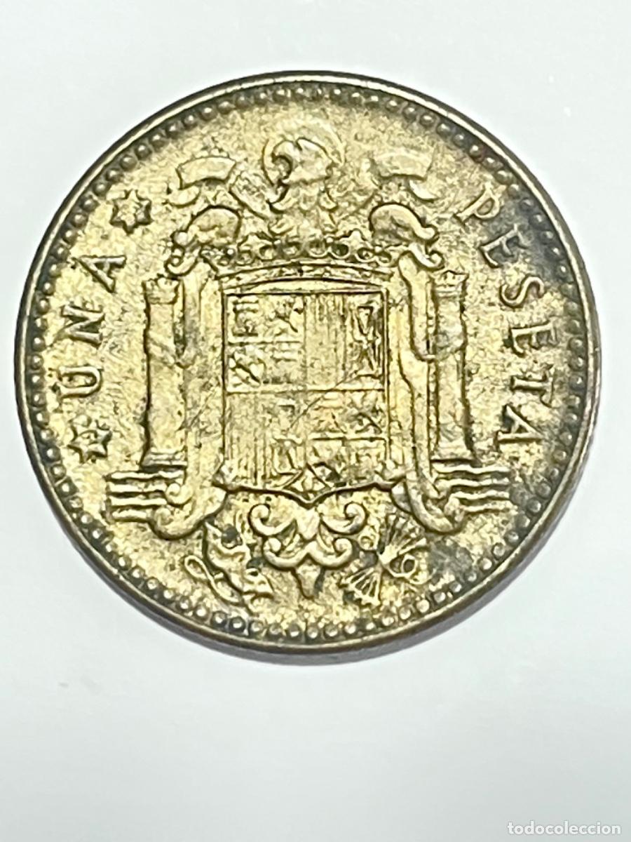 Monedas con errores: * ERROR * 1 PESETA A&Ntilde;O 1947*19*54. CU&Ntilde;O GASTADO - Foto 2