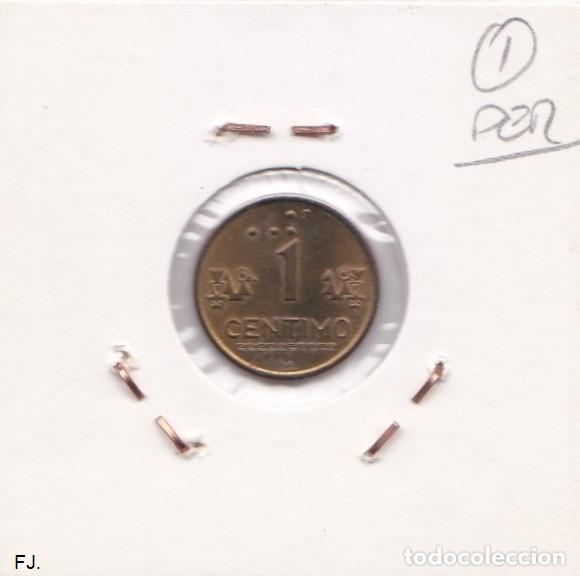Monedas con errores: Moneda 1 Cent 1994 Per&uacute;. Error, Descentrada. Mbc. - Foto 2