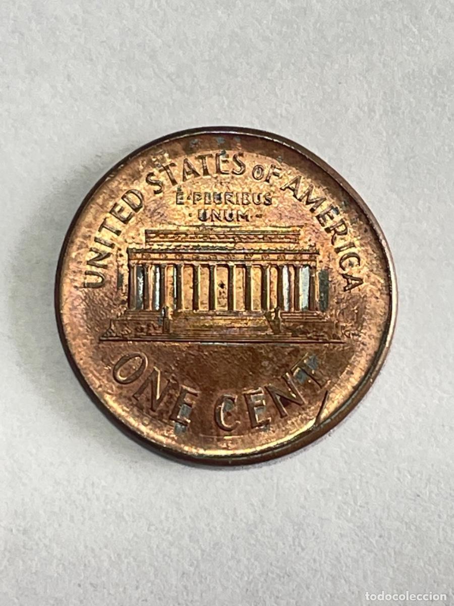 Monedas con errores: * ERROR EXTRAORDINARIO * ONE CENT A&Ntilde;O 1999. M&Oacute;DULO MAYOR - Foto 2