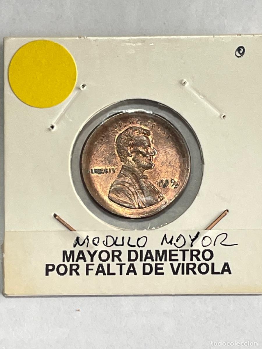 Monedas con errores: * ERROR EXTRAORDINARIO * ONE CENT A&Ntilde;O 1999. M&Oacute;DULO MAYOR - Foto 3