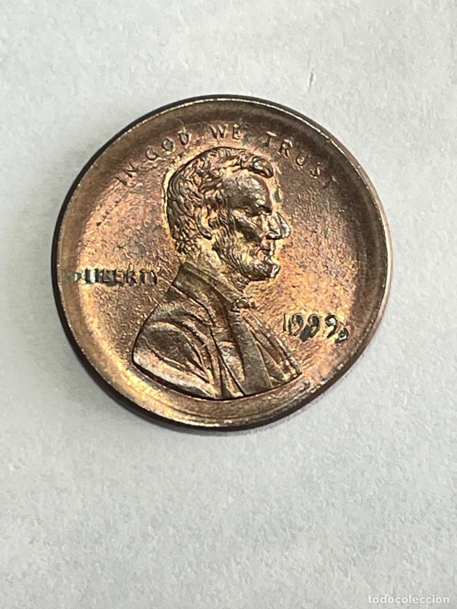 Monedas con errores: * ERROR EXTRAORDINARIO * ONE CENT A&Ntilde;O 1999. M&Oacute;DULO MAYOR - Foto 1