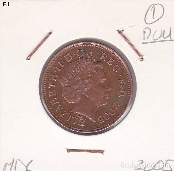 Monedas con errores: Moneda 2 Pence 2005 R Unido. Error, Cu&ntilde;o Roto Perlas. Rev Mbc. - Foto 1