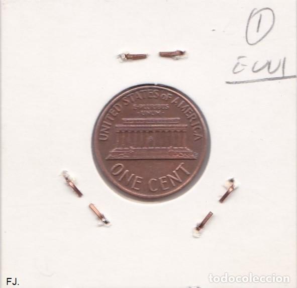 Monedas con errores: Moneda 1 Cent 1975 E Unidos. Error, Descentrada. Mbc. - Foto 2