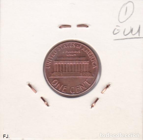 Monedas con errores: Moneda 1 Cent 1980 E Unidos. Error, Descentrada. Ebc. - Foto 2