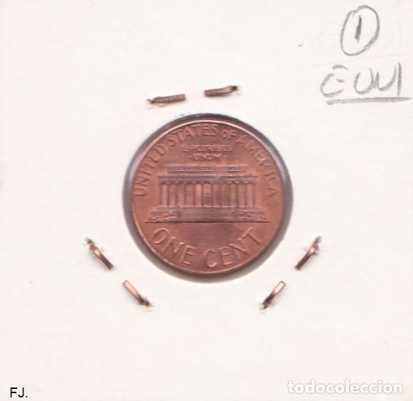 Monedas con errores: Moneda 1 Cent 1987 E Unidos. Error, Descentrada. Mbc. - Foto 2