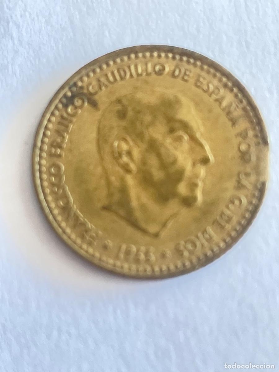 Monedas con errores: * ERROR * MONEDA SEGMENTADA 1 PESETA A&Ntilde;O 1966*69 - Foto 1