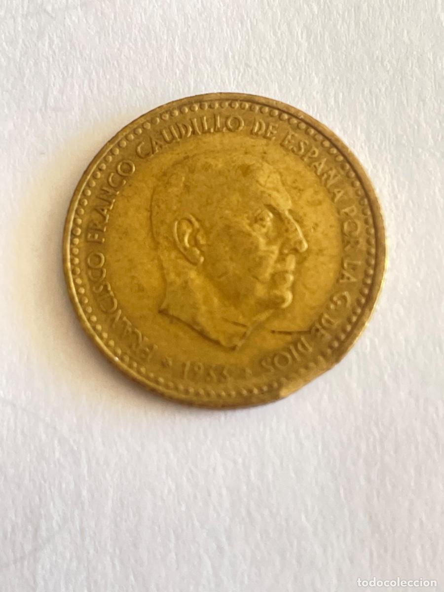 Monedas con errores: * ERROR * MONEDA SEGMENTADA 1 PESETA A&Ntilde;O 1966*71 - Foto 1