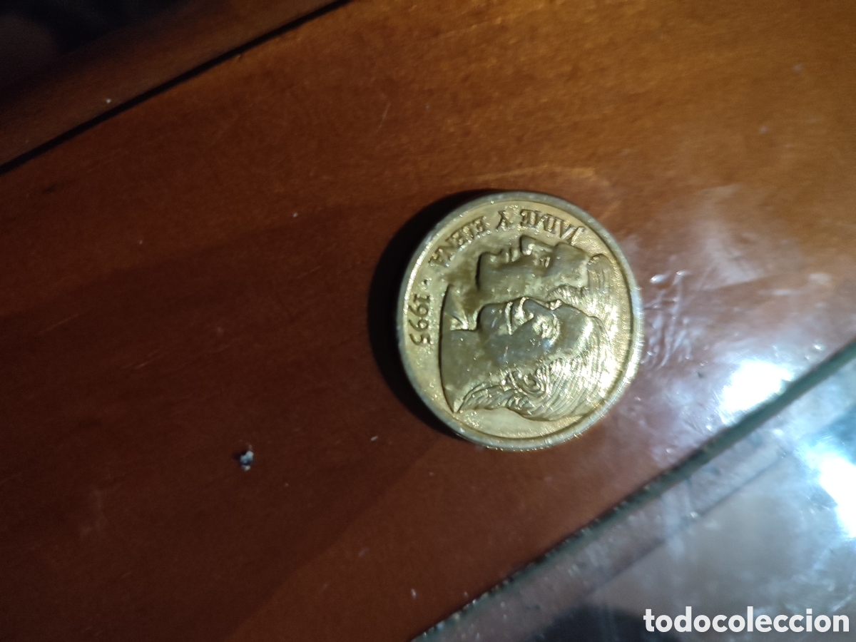 Monedas con errores: Moneda conmemorativa Jaime y Elena 1995 - Foto 1