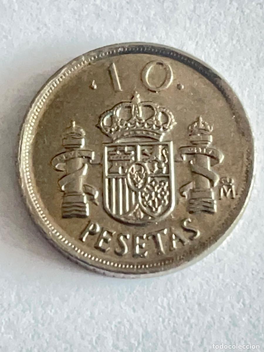 Monedas con errores: * ERROR * 10 pesetas a&ntilde;o 1992. LEYENDA DE ANVERSO REMARCADA - Foto 2