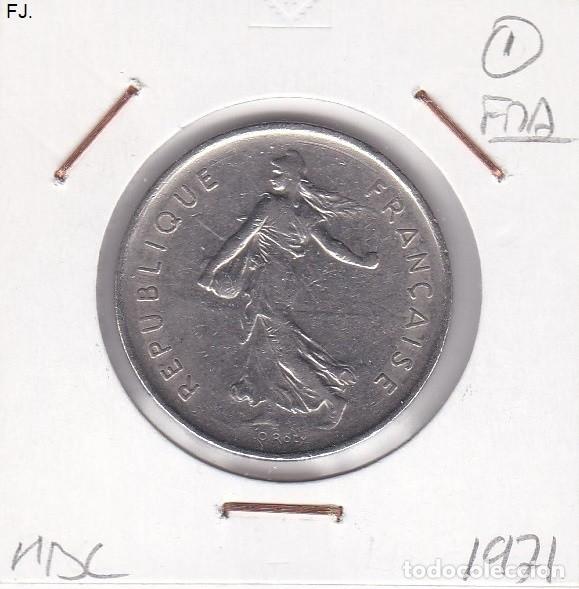 Monedas con errores: Moneda 5 Francos 1971 Francia. Error. Doble Listel. Rev Mbc. - Foto 1