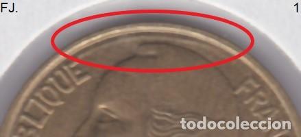 Monedas con errores: Moneda 10 Cents 1997 Francia. Error, Doble Listel. Anv y Rev Mbc. - Foto 2