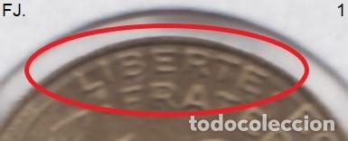 Monedas con errores: Moneda 10 Cents 1997 Francia. Error, Doble Listel. Anv y Rev Mbc. - Foto 4