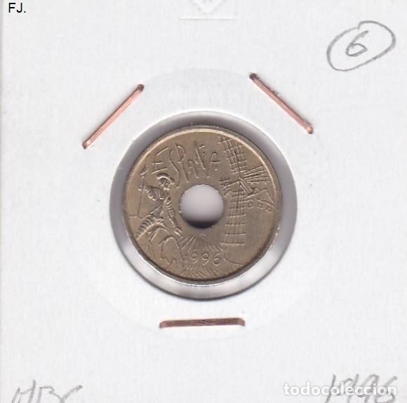 Monedas con errores: Moneda 25 Ptas 1996. Error, Doble Listel. Rev Mbc. - Foto 1