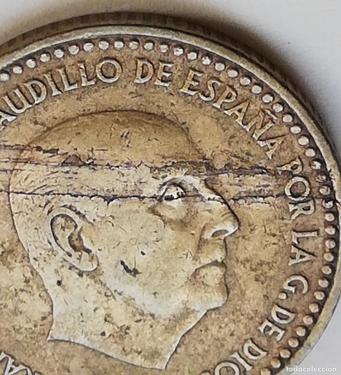 Monedas con errores: ## Error # 1 Peseta de 1966* 69 con peso Mayor y Hoja en anverso ## - Foto 1